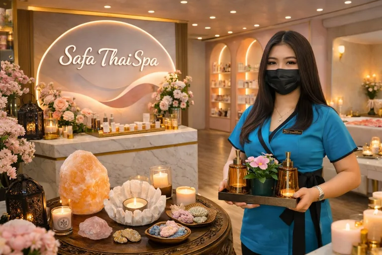 Safa Thai Spa Reception - Best Spa in Bashundhara Dhaka